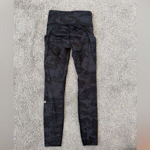 Lululemon Black Camo Leggings